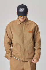 Winter Detroit Heavy Quilted Work Jacket for Men – Loose Fit, Cotton Lined - 5SION