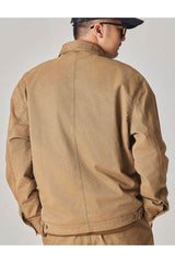 Winter Detroit Heavy Quilted Work Jacket for Men – Loose Fit, Cotton Lined - 5SION