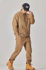 Winter Detroit Heavy Quilted Work Jacket for Men – Loose Fit, Cotton Lined - 5SION