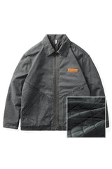 Winter Detroit Heavy Quilted Work Jacket for Men – Loose Fit, Cotton Lined - 5SION