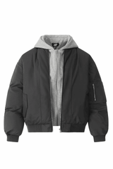 Winter Hooded Puffer Jacket – Loose & Minimalist American Style - 5SION