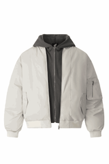 Winter Hooded Puffer Jacket – Loose & Minimalist American Style - 5SION