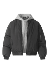 Winter Hooded Puffer Jacket – Loose & Minimalist American Style - 5SION