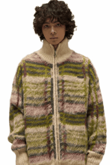 Winter Vintage American Knit Cardigan for Men – Loose & Relaxed - 5SION