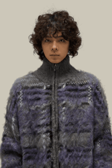 Winter Vintage American Knit Cardigan for Men – Loose & Relaxed - 5SION