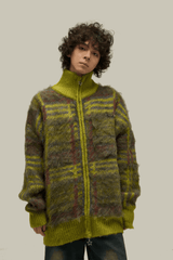 Winter Vintage American Knit Cardigan for Men – Loose & Relaxed - 5SION