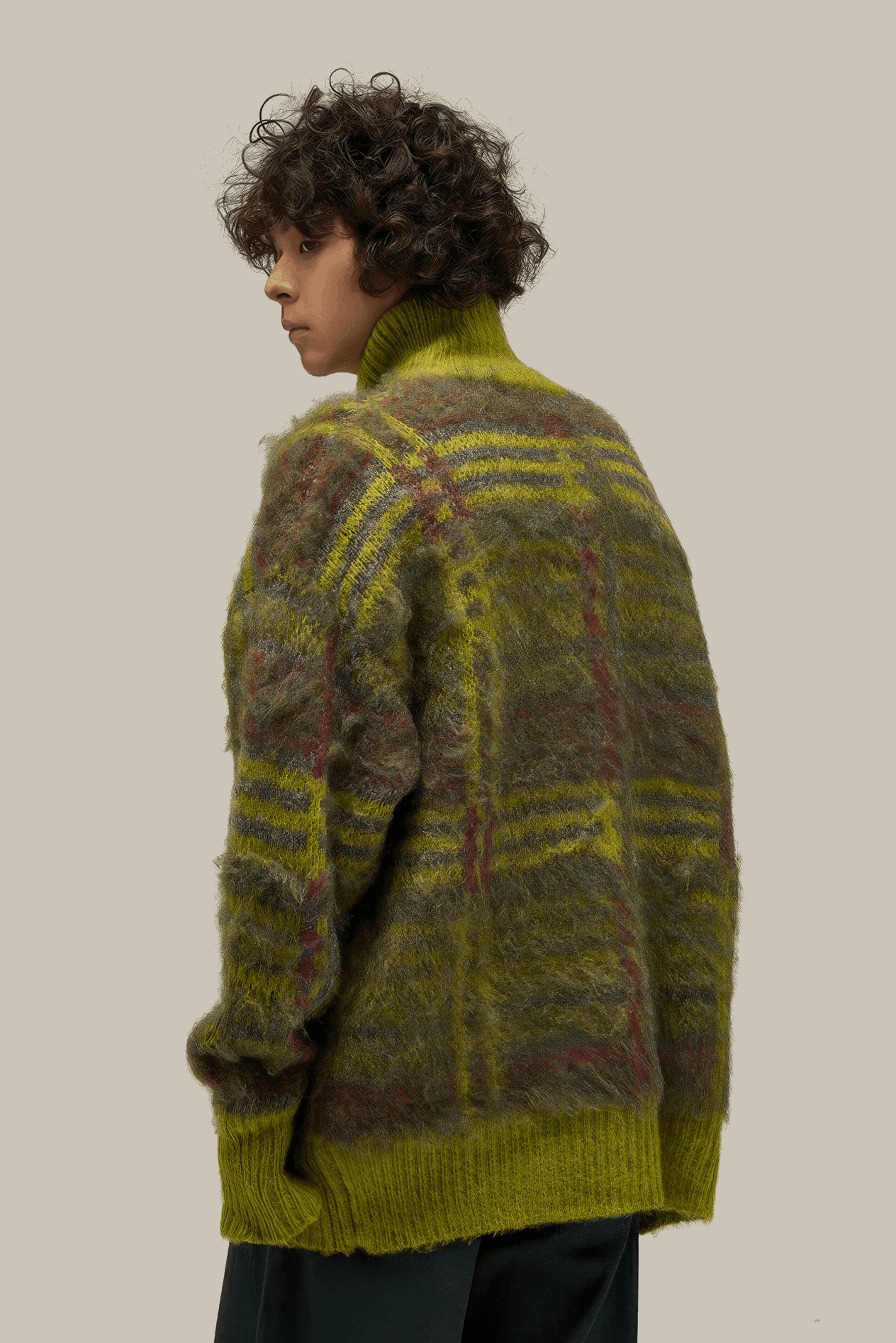 Winter Vintage American Knit Cardigan for Men – Loose & Relaxed - 5SION