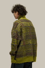 Winter Vintage American Knit Cardigan for Men – Loose & Relaxed - 5SION