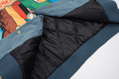Winter Vintage American Pattern Loose Fit Cotton Jacket - 5SION