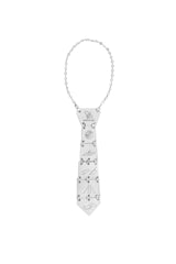 3D Spine-Inspired Metal Tie Necklace for a Bold, Modern Look - 5SION