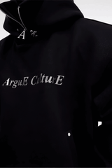 American Style Heavy Hooded Sweatshirt – High Collar, Shoulder Pads - 5SION