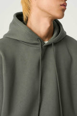 American Style Solid Color 350g Fleece Hoodie - 5SION