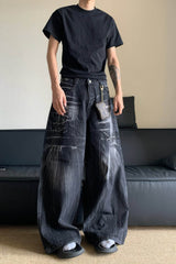 American Vintage Distressed Denim Jeans for Men - 5SION