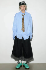 Button-Fly Cropped Jeans - Streetwear Washed Wide Leg Pants - 5SION