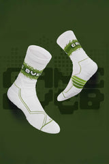 Elite Basketball Socks - High-Cut Terry Cushion Performance Crew Socks - 5SION