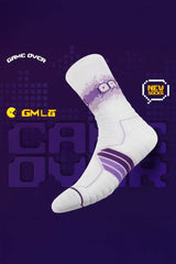 Elite Basketball Socks - High-Cut Terry Cushion Performance Crew Socks - 5SION