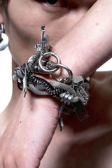 Heavy-Duty Multi-Wear Metal Mechanic Necklace - Futuristic Design - 5SION