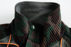 Loose Fit Corduroy Camouflage Jacket - Urban Streetwear Essential - 5SION