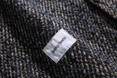 Loose Fit Wool Shirt Jacket for Men – Japanese Retro Style - 5SION