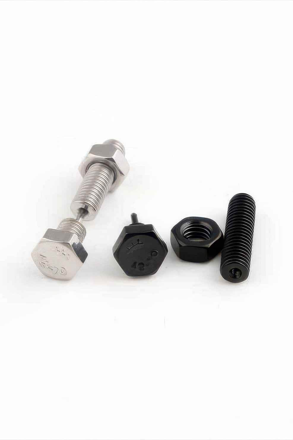 Nut and Bolt Stud Earrings for a Bold Industrial Look - 5SION