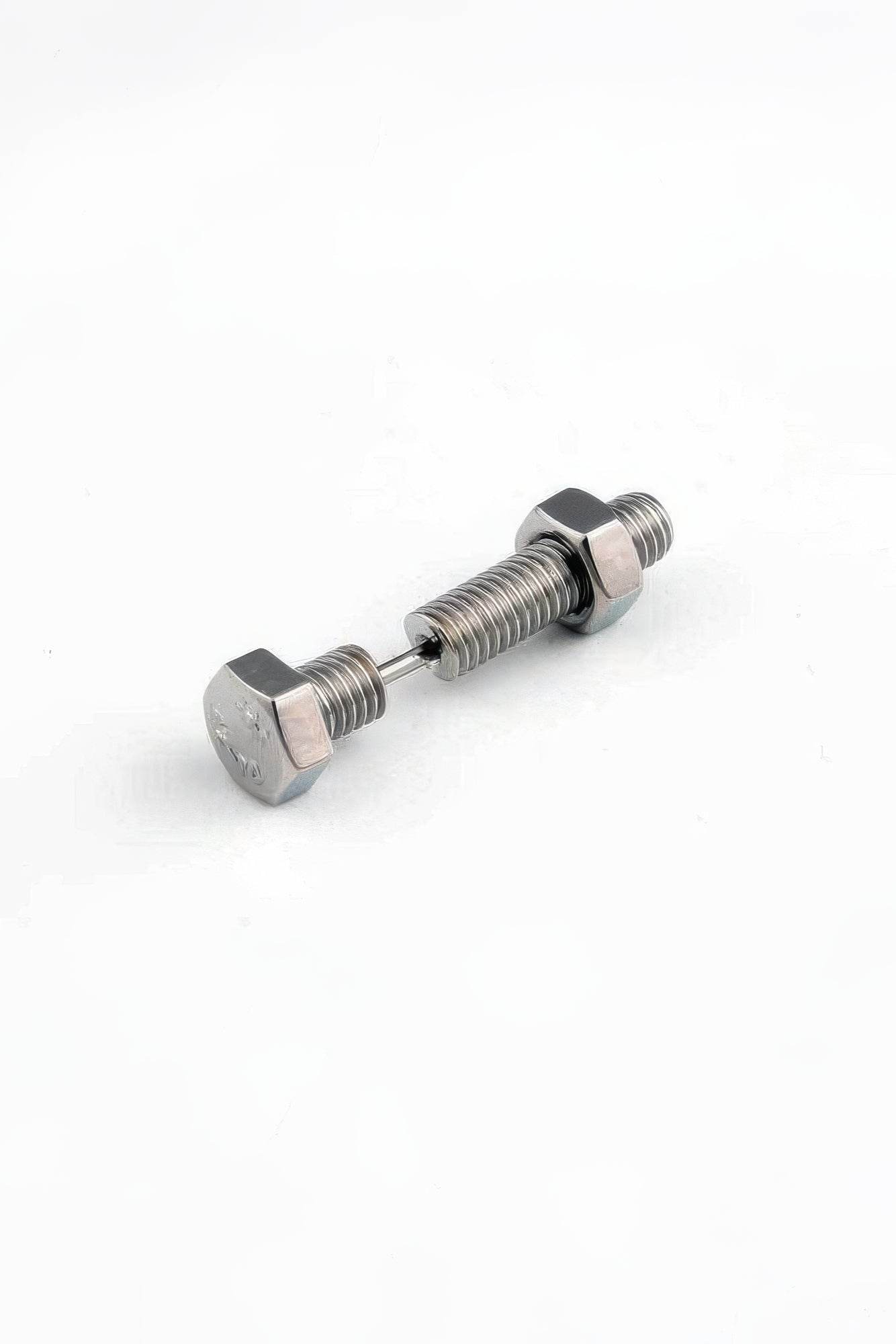 Nut and Bolt Stud Earrings for a Bold Industrial Look - 5SION