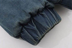 Vintage Embroidered Thickened Denim Jacket - 5SION