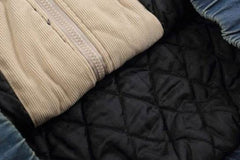 Vintage Embroidered Thickened Denim Jacket - 5SION