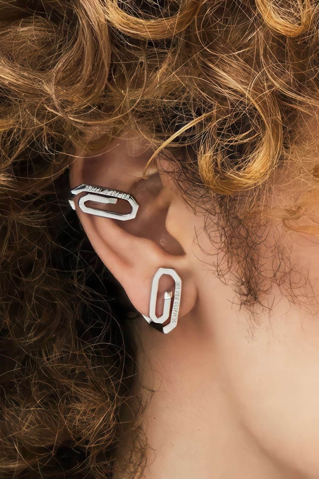 Workaholic Series Paperclip Ear Cuffs - Unisex Design for Ear & Cartilage - 5SION